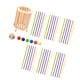 thumbnail image 3 of Juguete de palo para tirar para niños, juego de mesa interactivo para niños, juguete educativo de madera Hexágono, 3 of 9