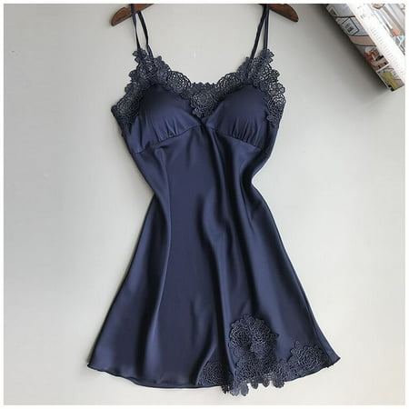 

Floleo Sexy Lingerie for Women Deals Women Fashion Lace Sling Vest Hollow See-Through Ladies Nightdress Set Valentines Day Gifts