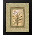 thumbnail image 2 of Audrey, Charlene 20x24 Black Modern Framed Museum Art Print Titled - Peaceful Flowers II, 2 of 5
