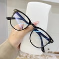 thumbnail image 4 of sunsanly Blue Light Blocking Glasses Unisex Clear View Strong Hinge Smooth Transparent with Brim Eye Protection Clear Bluelight Glasses Spectacles, 4 of 7