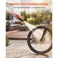 thumbnail image 5 of convenient Cordless Pressure Washer, 2.64 Gal Tank, Foldable, 109 PSI, 3 Nozzles + 2 Brushes, 78.7" Hose, for Bike/Patio/Camping, 5 of 7