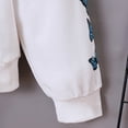 thumbnail image 7 of Gyratedream Girls Butterfly Print Hoodies Sweatshirts Loose Casual Long Sleeve Hooded Sweatshirt Pullover Tops, 7 of 7