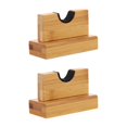 thumbnail image 2 of 1 Paire de Supports en Bois pour Batte de Baseball Horizontale, 2 of 2