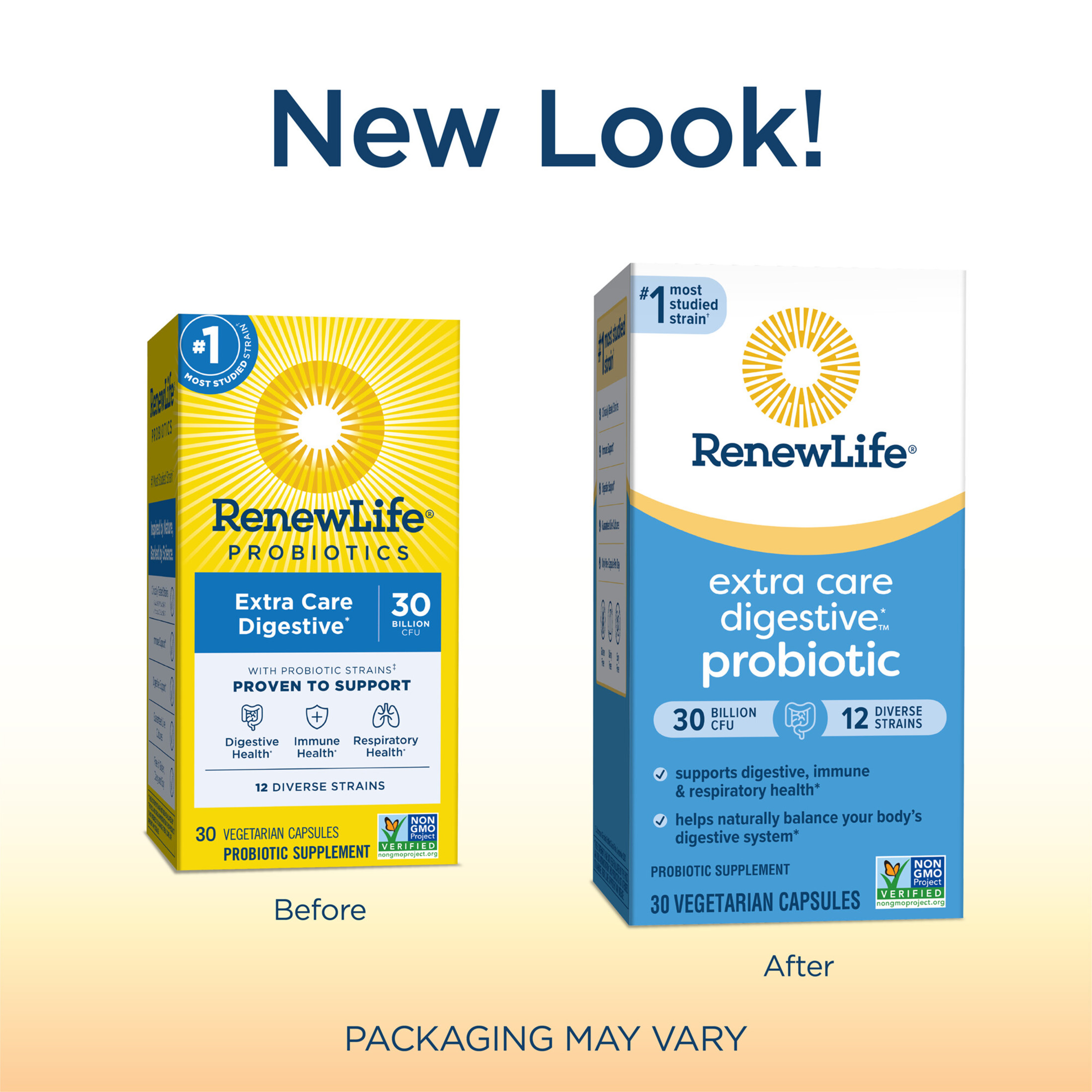 Renew Life Extra Care Digestive Adult Probiotic, Unisex, 30 Billion CFU, 12 Strains, 30 Count - image 2 of 9