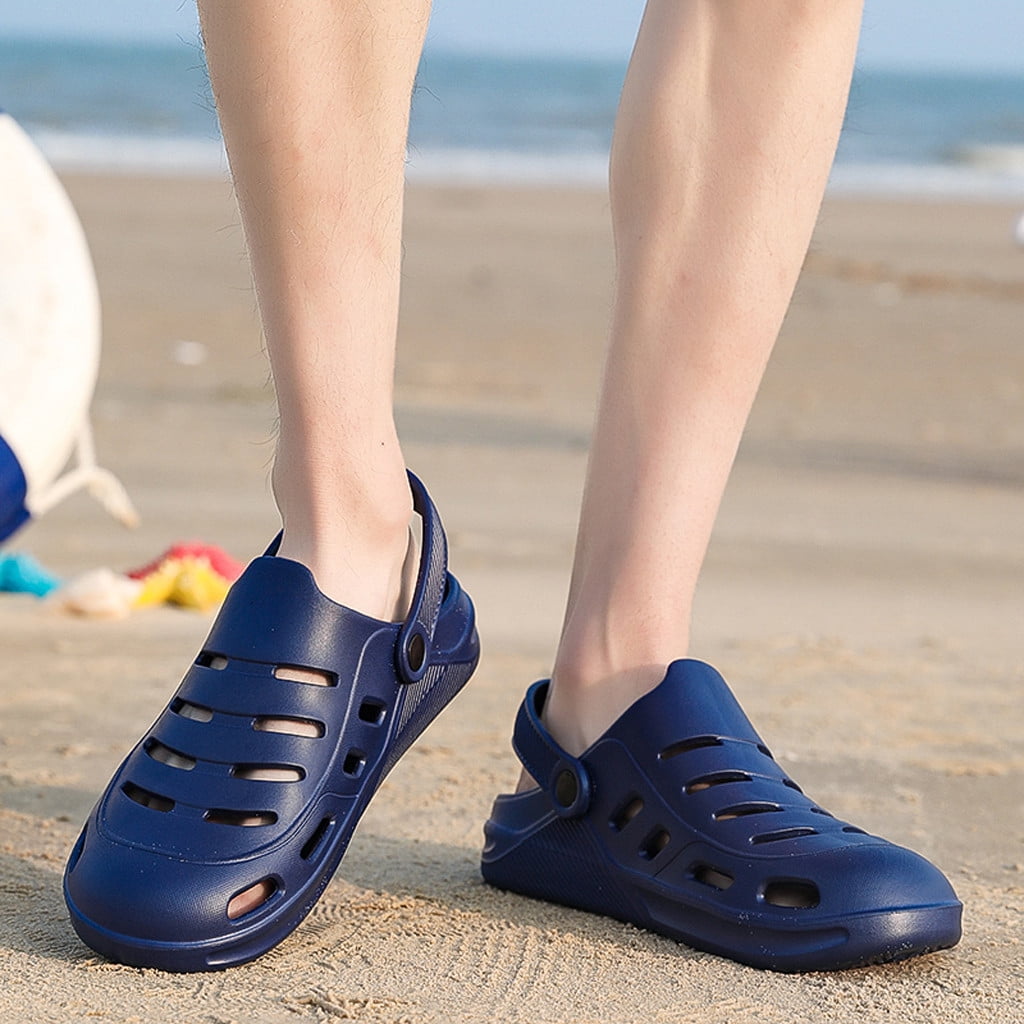 Wading Shoes Outdoor Hole Shoes Men Beach Sandal Casual Walk Beach Shoes Slipper 
