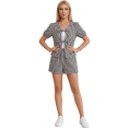 thumbnail image 1 of Conjunto 2 Piezas Short y Blusa con Lazos, Fresco y Cómodo, Estilo Verano Chic para Mujer, 1 of 5
