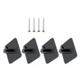 thumbnail image 1 of Organizador de almacenamiento de 4 piezas para accesorios de batidora de pie con tornillo y adhesivo para ganchos para masa, batidor plano y batidor de alambre, 1 of 3