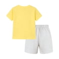 thumbnail image 6 of HILEELANG Toddler Girls 100% Cotton Hello Spring Bunny Short Set, Sizes 5T, 6 of 7
