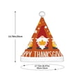 thumbnail image 3 of Honeii Happy Thanksgiving Three Gnomes Print Hat Santa Claus Hat For Xmas Party, Christmas Caps For Boys Girls Child,Christmas Beanie, 3 of 6