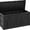 Striped Black, variant on 31 Gallon Outdoor Deck Box Waterproof, Storage Box for Patio, Resin Storage Bench Lockable for Garden Tools, Package Delivery, Black