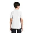 thumbnail image 2 of Port Authority Youth Silk Touch Polo-M (White), 2 of 6
