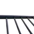 thumbnail image 5 of Sturdy Steel Triple Bunk Bed with Safety Rails & Ladder, Space-Saving Industrial Design for 3 Sleepers, Black – Ideal for Compact Bedrooms & Dorm Rooms, 5 of 7