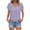 Purple, variant on Aboser Womens Summer Tops Short Sleeve Fashion Clothes Comfort V Neck Basic Tees Solid Color Lounge Shirts Casual Plain T Shirt Vestidos Verano Mujer