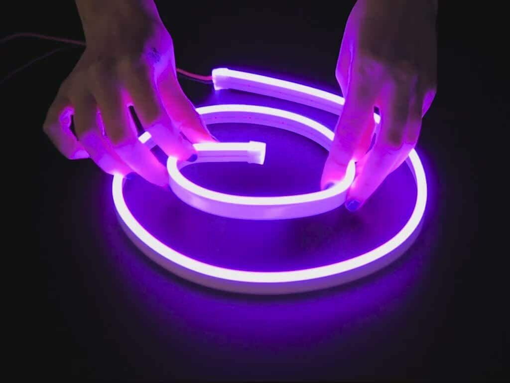 2021 New 6mm 8mm 12mm S Bendable Separate Newly Flexible Silicone Neon  Strip RGB For LED Neon Sign Waterproof IP67