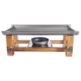 thumbnail image 1 of Home Grill Multifunctional Non-Stick Barbecue Plate Japanese-Style Roast Grill Portable Alcohol Grill Bamboo Joint Rack (Small Size, 30cm, Without Alcohol), 1 of 9
