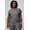 Heather Grey, variant on Fabletics Women's Evolve 3-Pocket Scrub Top with an Oversized Fit - MotionTech, 4-Way Stretch, Wrinkle-Resist, Anti-Shrink (Sizes Vary)