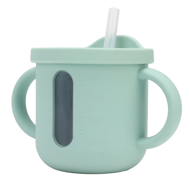 Taza De Entrenamiento Para Niños Pequeños, Material Ligero Portátil De Silicona Para Tazas De Sippy Para El Hogar ANGGREK No