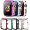 thumbnail image 1 of [8 Pack] Screen Protector Case Compatible with Apple Watch 45mm Series 7, Full Hard PC Ultra-Thin Scratch Resistant Bumper HD Protective Watch Cover for Women Men iWatch Accessories, 1 of 5