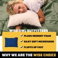 thumbnail image 4 of Almohada de Camping Wise Owl Outfitters de Espuma Viscoelástica para Viaje, 4 of 9