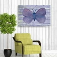 thumbnail image 3 of Idea4wall Vintage Canvas Wall Art Colorful Butterfly Canvas Prints for Home Wall Decor, 32"x48", 3 of 5