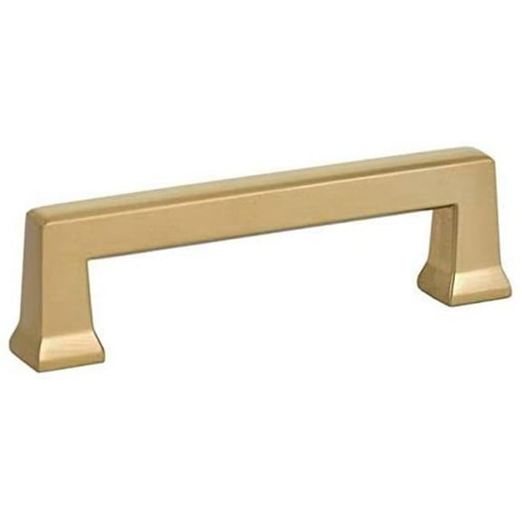 3.5 in. Alexander Cabinet Pull, Satin Brass