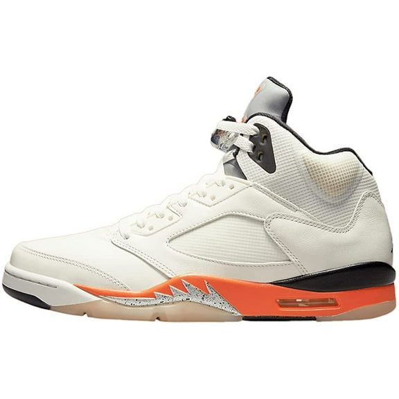 Men's Jordan 5 Retro "Shattered Backboard" Sail/Orange Blaze (DC1060 100) - 11