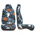 thumbnail image 3 of Fuzoiu Halloween Print Seat Covers Set, Car Seat Covers Front Seats, Car Seat Protector, Car Seat Cushion, Seat Covers Carseat Cover Universal Fit for Most Cars, 3 of 7