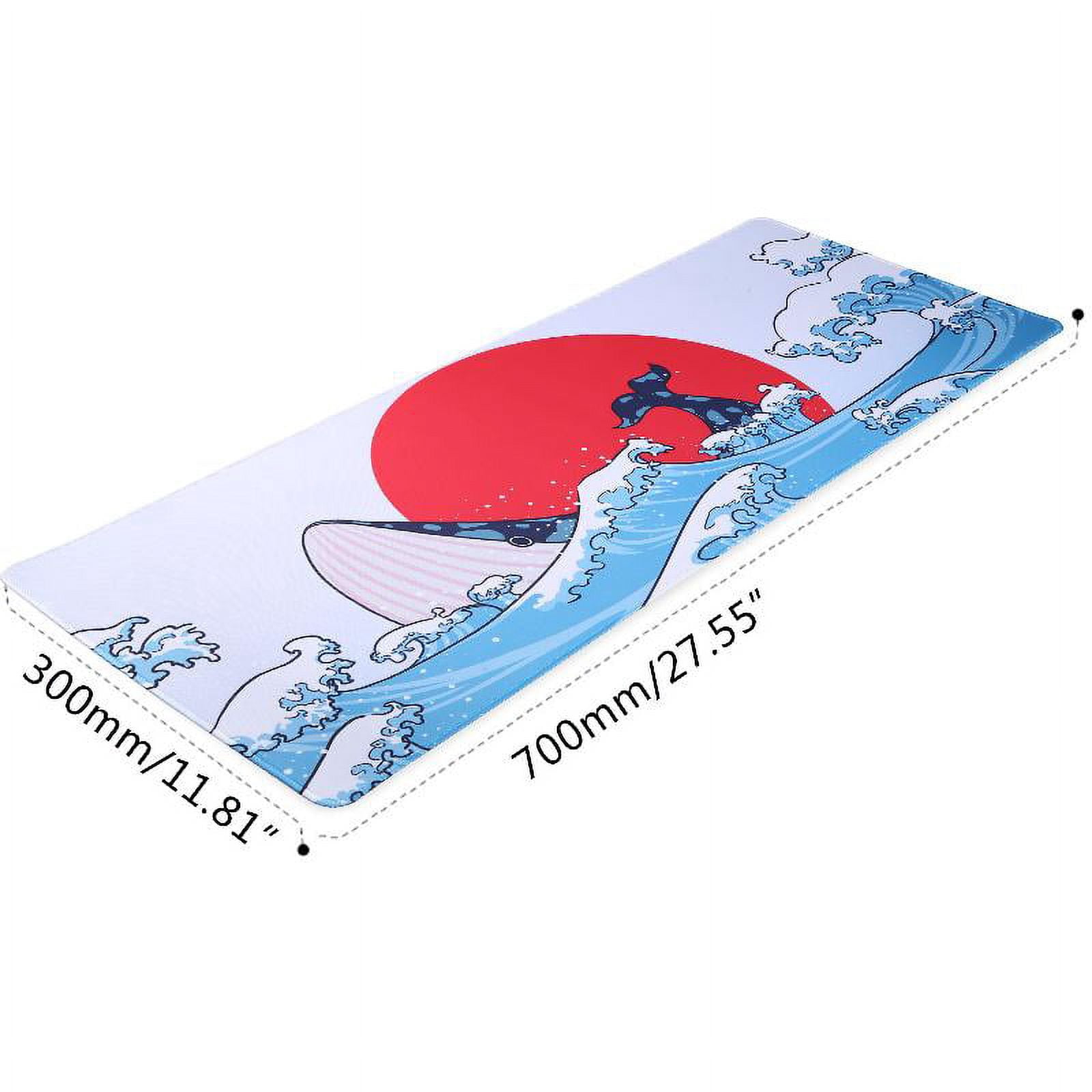 BQBQERT Large Gaming Mouse Pad Computer Keyboard Coral Sea Mouse Mat Desk Mousepad For PC Desk