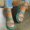 Green, variant on UTTOASFAY Sandals for Women Summer Fashion Women Buckle Flat Open Toe Slipper Sandals Beach Casual Shoes