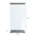 thumbnail image 5 of Glass Showcase, Black, 4 Shelves, Remote Control Display Showcase With Led , Safer &, 5 of 7
