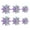 Purple, variant on Shoreew 6 Pcs Christmas Snowflake Ornaments 3D Large Iridescent Paper Snowflakes Hanging Decoration for Winter Wonderland Christmas Party Holiday New Year Home Decor