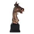 thumbnail image 2 of Western Wildlife Running Horse Stallion Head Bust Figurine With Trophy Base, 2 of 5