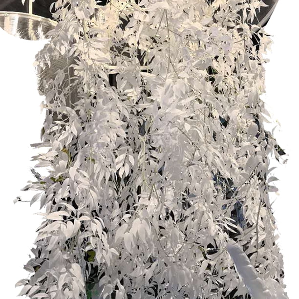 Kearding Artificial Rico Hojas Hierba Falso Vegetación Follaje Verde Planta Hogar Adornos Kits de decoración para fiestas No.04 Kearding JJ16908-04