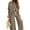 Camel, variant on 2 Piece Outfits Joggers Loungwear for Women Loose Fit Drawstring Lounge Sets Bat Sleeves V Neck Pajamas Pink S