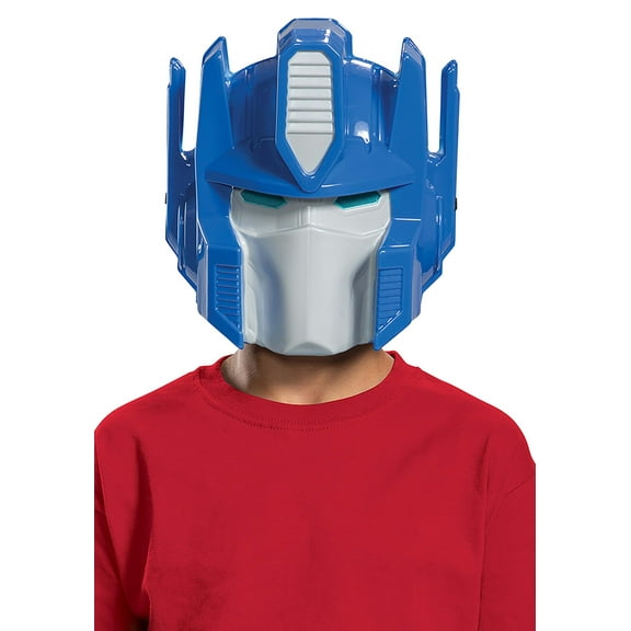 Disguise Optimus Blue Vacuform Plastic Prime Mask with Adjustable Strap, for Kids