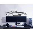 thumbnail image 4 of LaModaHome 1970 Corvette ZR-1 Metal Silhouette Wall Art, 4 of 5