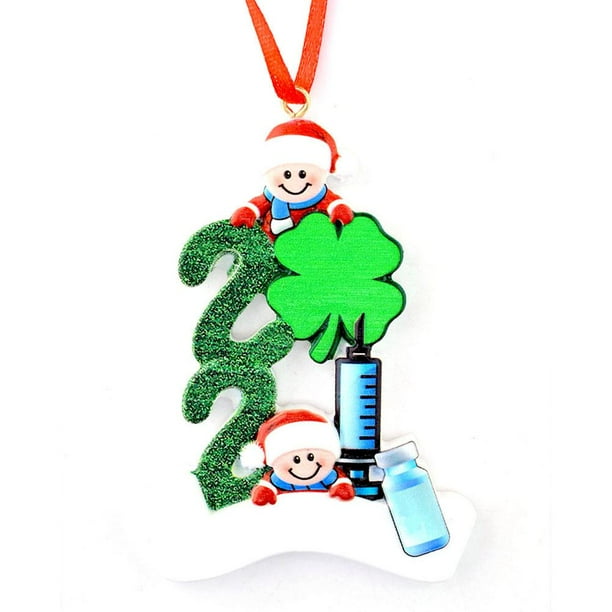 Resina De Navidad Navidad Familia Diy Bendiciones Escritas A Mano Colgantes De Muñeco De Nieve Regalo Para Amigo O Familia Speravity HA040823-34