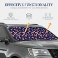 thumbnail image 4 of Saiise American Stars for Foldable Car Sun Shades (2-Pack) Offer Sun Protection with an Easy-fold Design for Convenient Windshield Shading-Medium, 4 of 6
