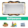 thumbnail image 5 of Sunflower seamless printing Versatile Oxford Cloth Reusable Storage Box - Foldable, Large Capacity Beach Bag, Shopping Bag, and Decorative Box, 5 of 7