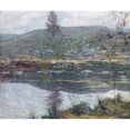 thumbnail image 2 of Twachtman, John Henry 23x20 Black Modern Framed Museum Art Print Titled - Autumn Mists, 2 of 4