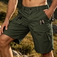 thumbnail image 2 of Men's Cargo Work Pant Relaxed Fit Trouser with Multiple Front and Back Pockets Shorts, 2 of 4