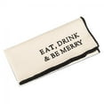 thumbnail image 3 of Set of 4 Eat, Drink & Be Merry Stitch Napkins, 3 of 3