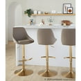 thumbnail image 5 of LumiSource Diana Adjustable Barstool - Set of 2, 5 of 10