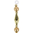 thumbnail image 6 of Northlight Shiny and Matte Beaded Christmas Garland - 9' x .5" - Gold - Unlit, 6 of 6