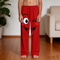 thumbnail image 5 of ATOGUTA Lounging Pants for Boy Funny Graphic Sweatpants Athletic Sports Pants for Kids Size 4T-14, Red, 5 of 5
