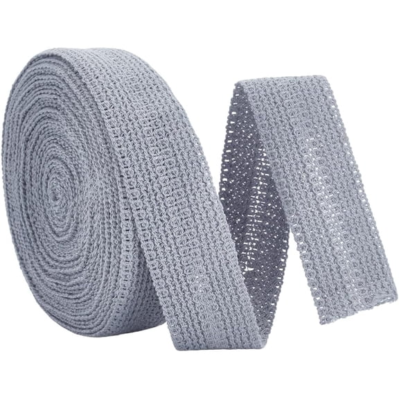 Light Grey Polyester Ribbon 10 Yards Polyester Webbing Carpet Binding Trim 1.49 Inch Twill Tape for Sewing Binding Gift Wrapping DIY Crafts Colorful