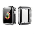 thumbnail image 3 of Sleektime Case for Apple Watch Series 3/2/1 38mm, Tempered Glass Screen Protector, High Definition Scratch Resistant Soft Cover for Apple Watch Accessories, Gray, 3 of 7