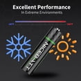 thumbnail image 4 of Pilas AAA recargables NICEBATT 1100 mAh NiMH, 16 unidades, 4 of 5