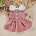thumbnail image 3 of Dog Dresses Pet Clothes Ruffle Edge Pet Dress Autumn  Winter Dress for Small Dogs Cat Dog Skirt Chihuahua Doll Collar Clothes ShopWise Round, 3 of 7