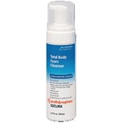 Smith and Nephew Inc Secura Total Body Foam Antimicrobial Skin Cleanser 4-1/2Oz Dispenser, Rinse Free, pH-balanced (1 Each)